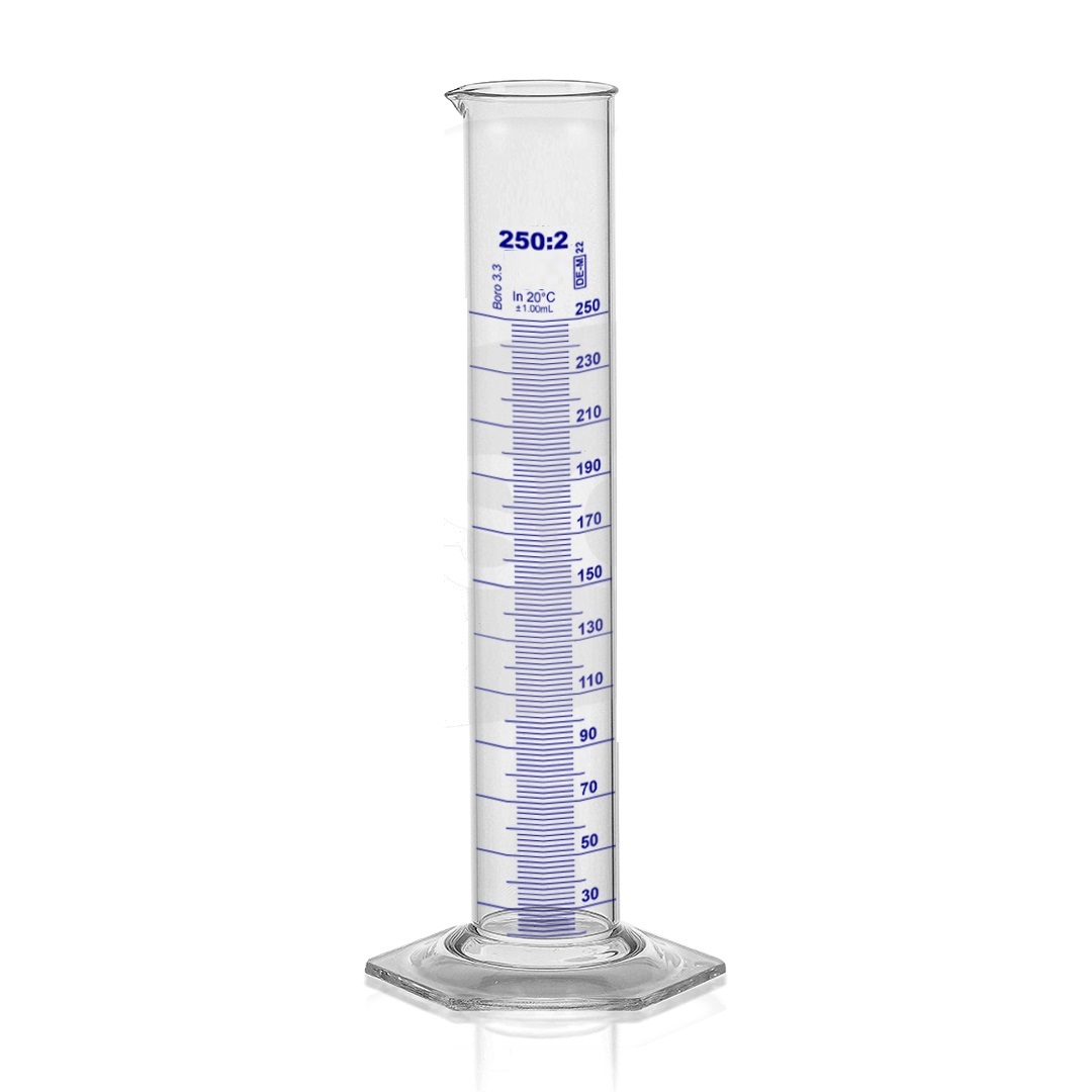 Measuring Cylinder with Hexagonal Base Class B